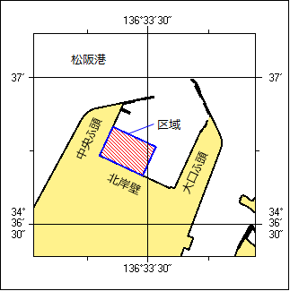 重量物荷役作業区域図