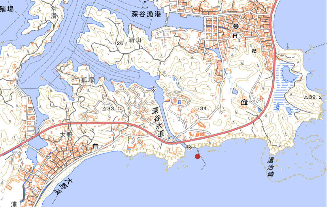 （深谷水道）標識灯消灯