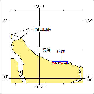 水路測量位置図（宇治山田港）