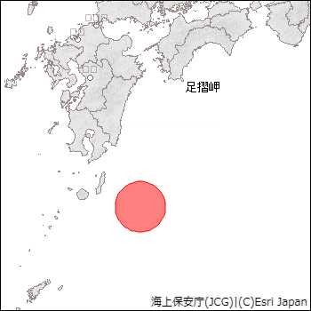 ロケット落下地点
