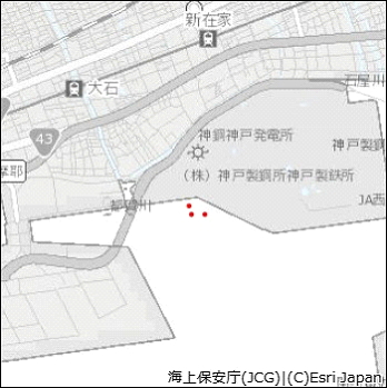 灯浮標一時撤去