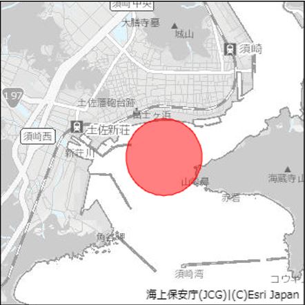 須崎港において、花火大会が実施される。区域内に花火打上げ用台船・浮桟橋を打上当日1100～翌日0800まで設置