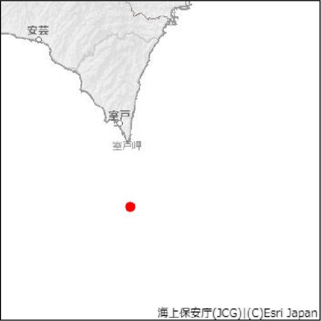 一時撤去されていた室戸岬沖GPS波浪観測灯浮標は復旧した。