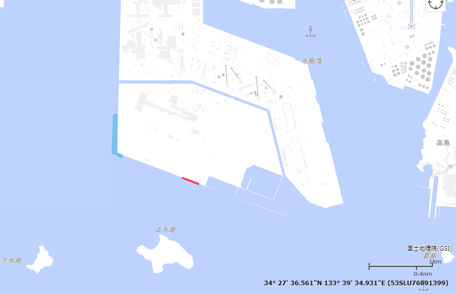 被覆防食更新工事位置図