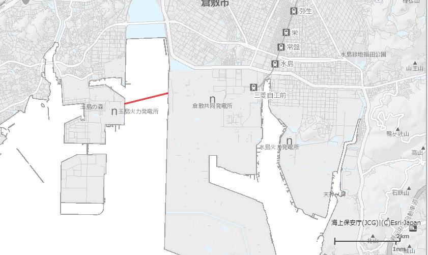 深浅測量作業位置図