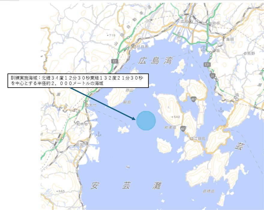 訓練位置図