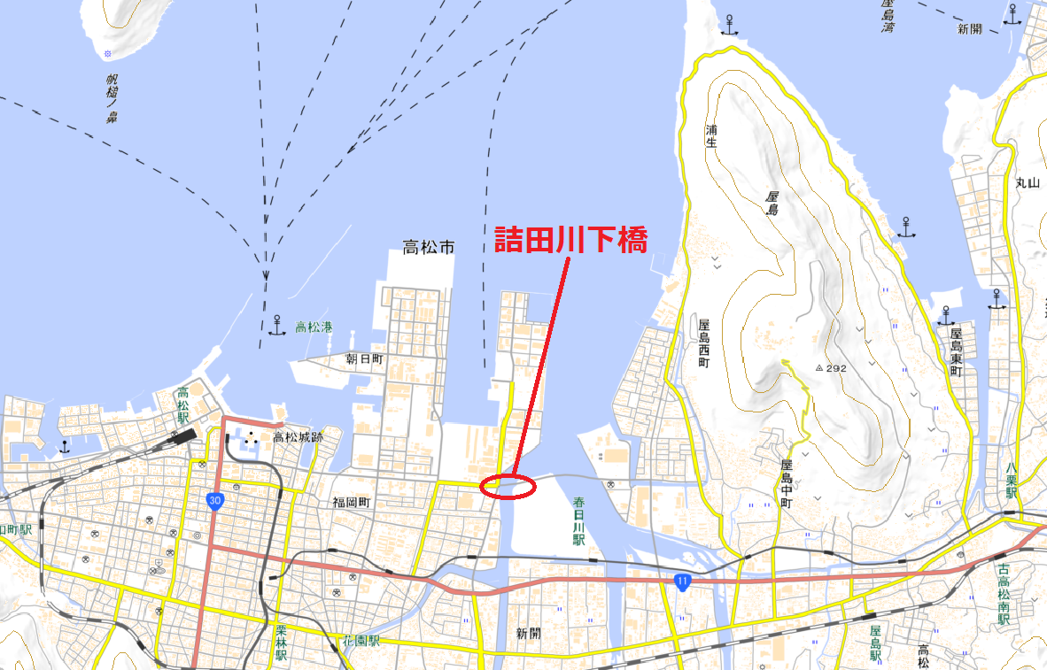 詰田川下橋舗装修繕工事