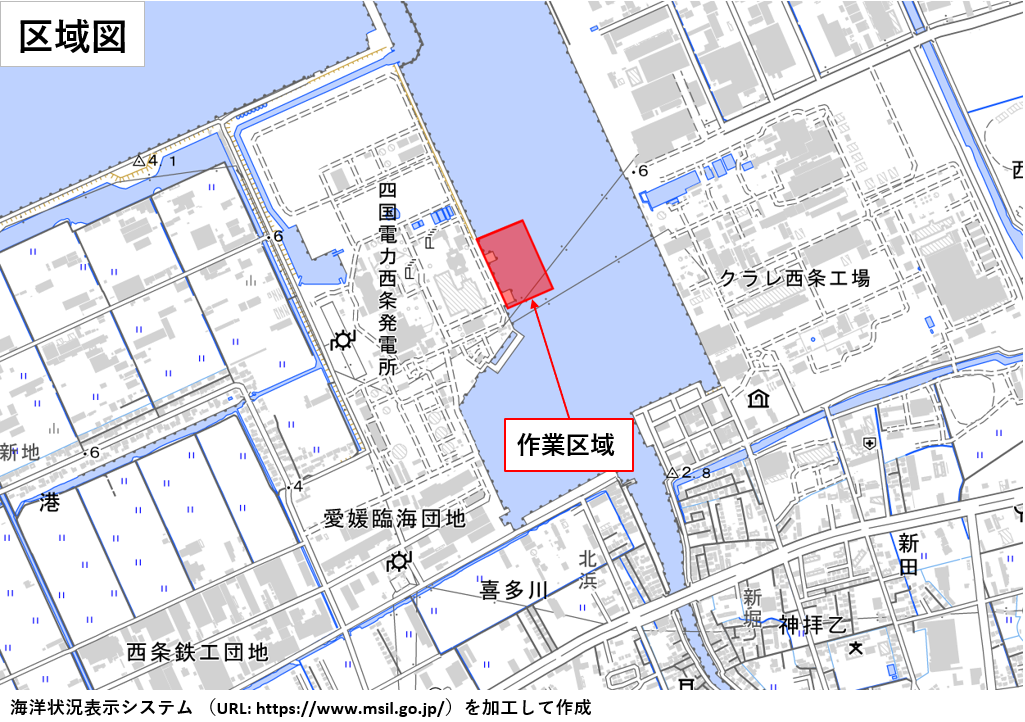 作業区域図