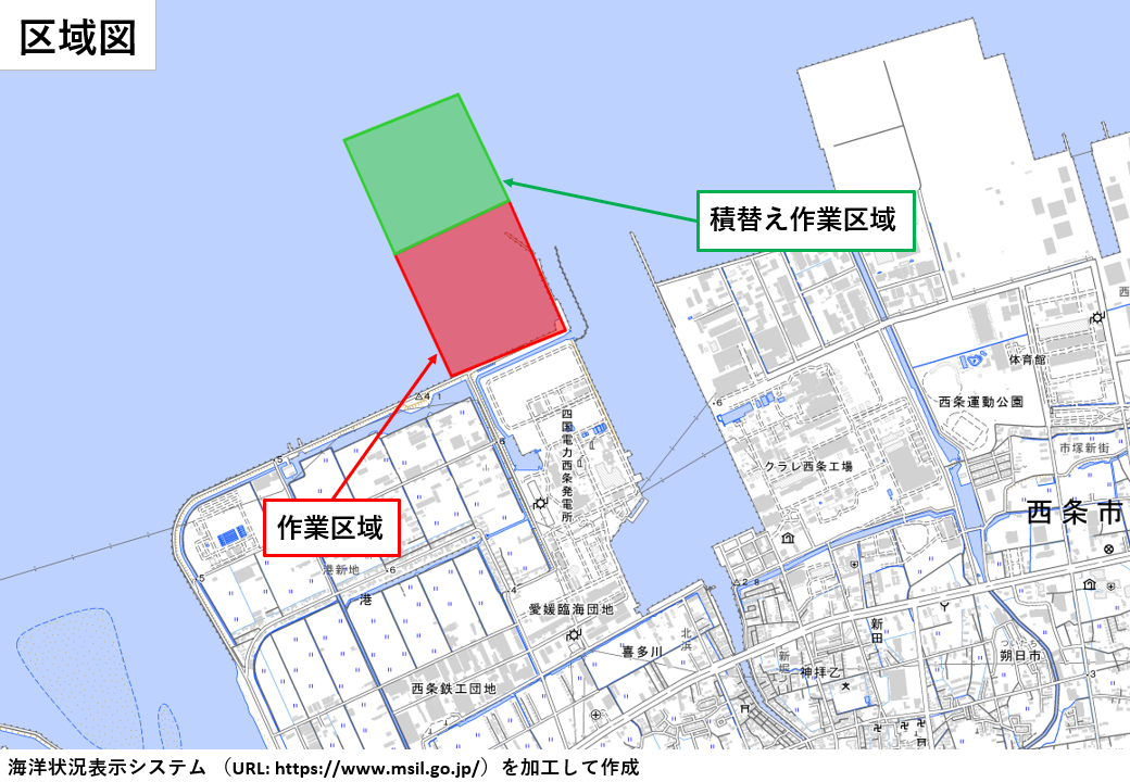 作業区域図