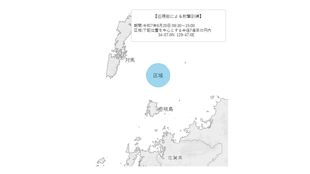 射撃訓練区域
