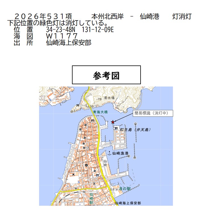 水路通報掲載内容等