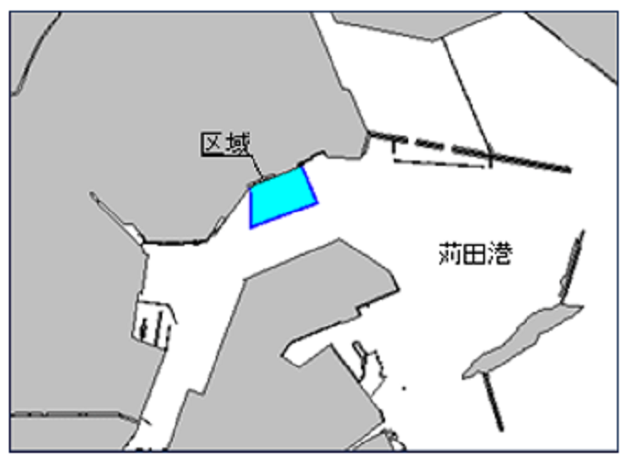 クレーン設置工事実施位置図