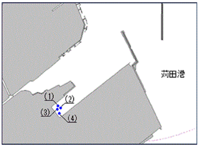 浅所存在位置図