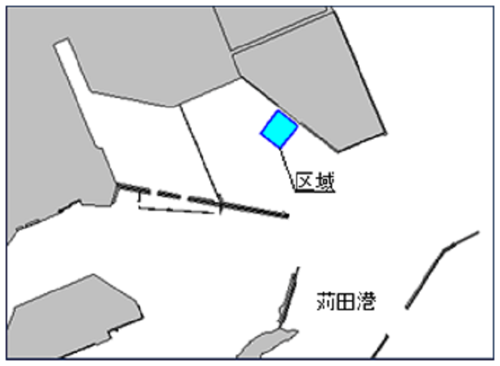 水路測量実施位置図