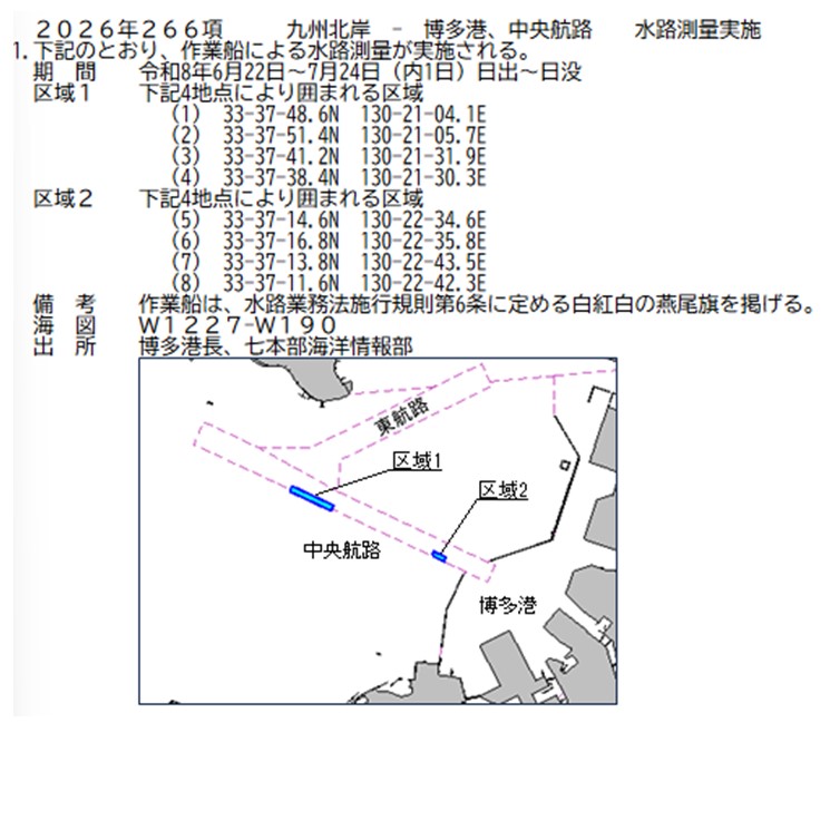 水路通報掲載内容