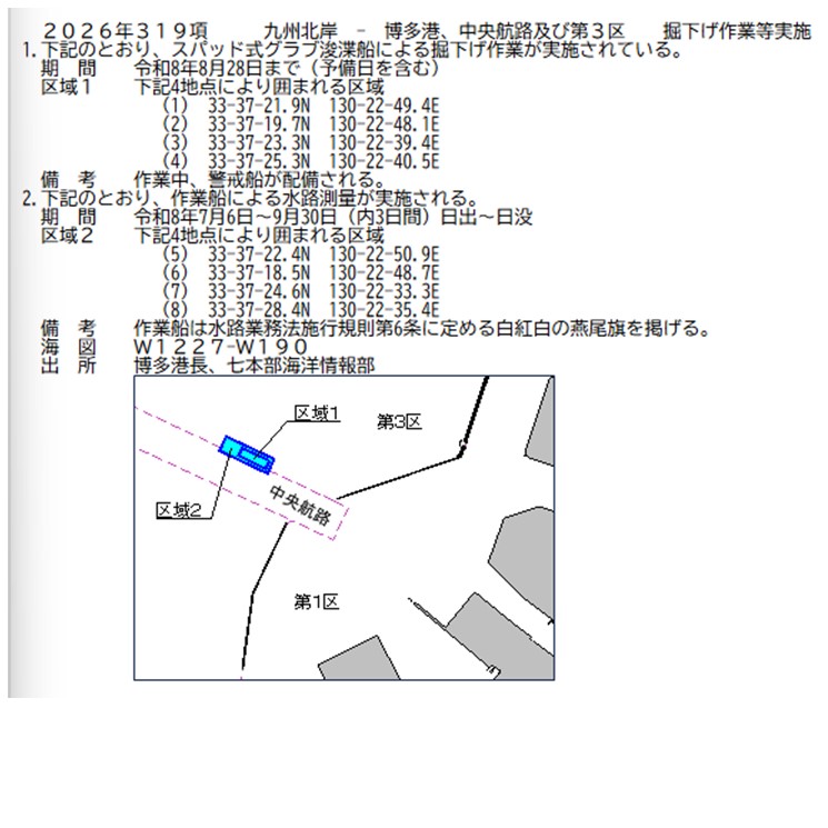 水路通報掲載内容