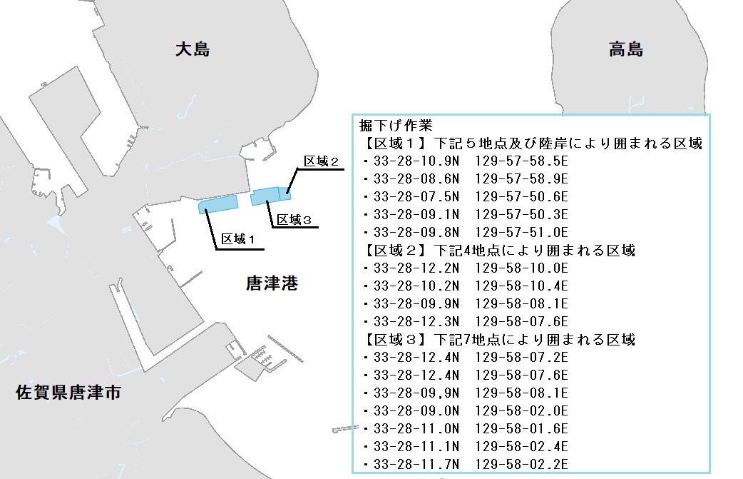 掘下げ作業位置図