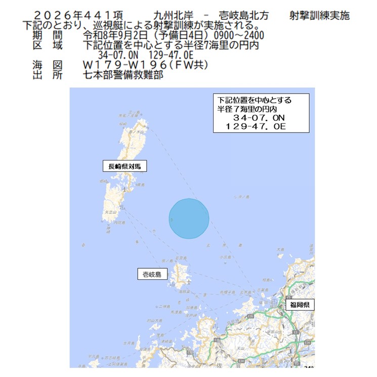 水路通報掲載内容