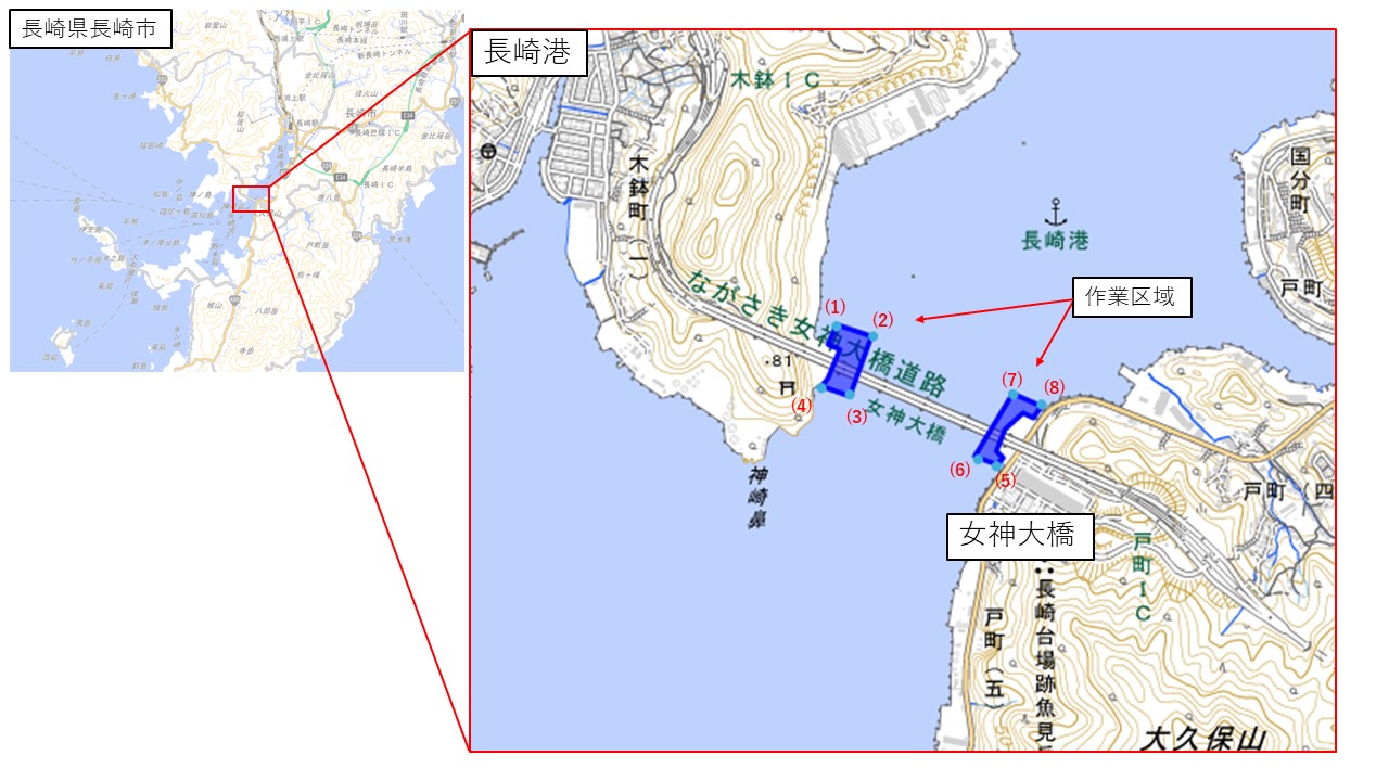 実施海域図