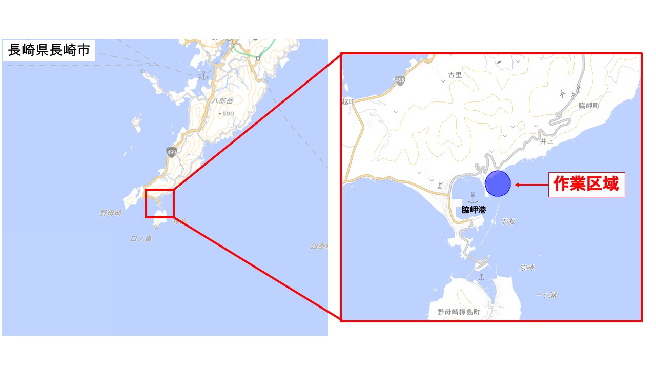 作業海域図