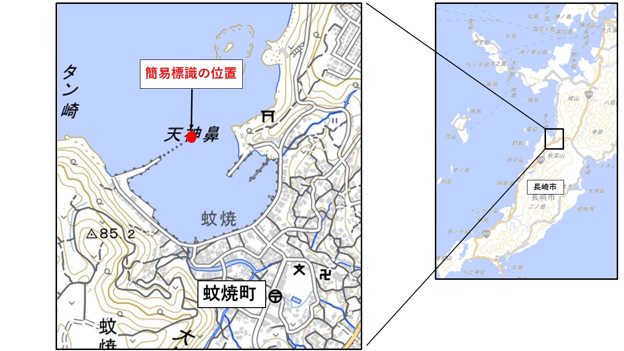 簡易標識位置図