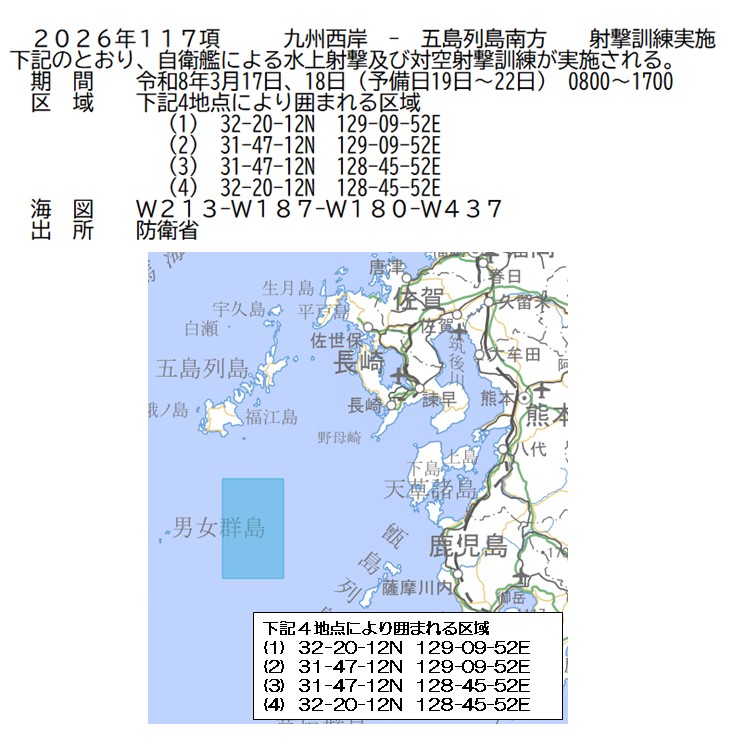 水路通報掲載内容