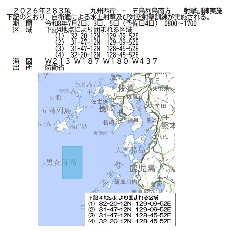 水路通報掲載内容