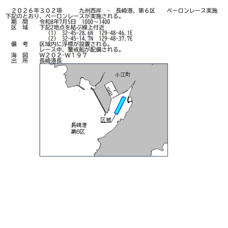 水路通報掲載内容