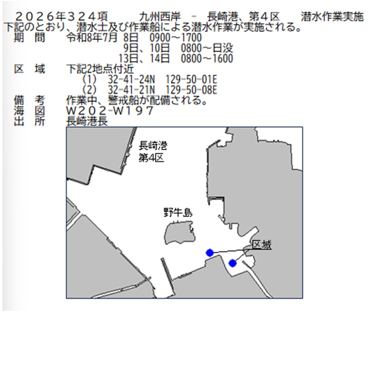 水路通報掲載内容