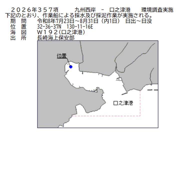 水路通報掲載内容