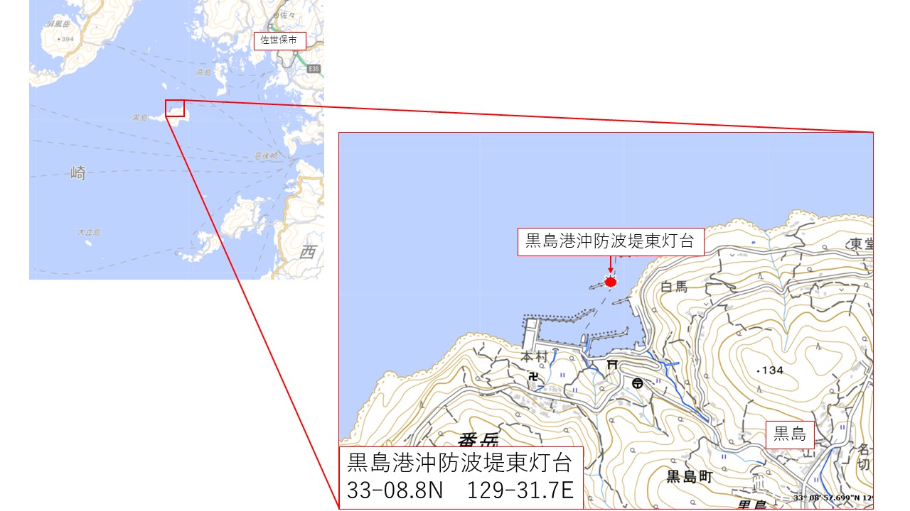 灯台位置図