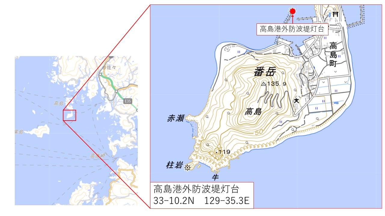 灯台位置図