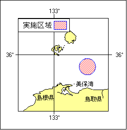 ７年２４４項 本州北西岸 美保湾北東方 射撃訓練