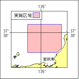 ７年116項本州北西岸若狭湾北方射撃訓練