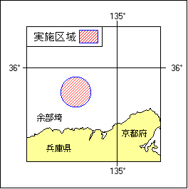 8年313項 本州北西岸 余部埼北東方 射撃訓練