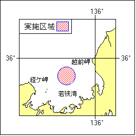 8年594項 本州北西岸 若狭湾及び付近射撃訓練