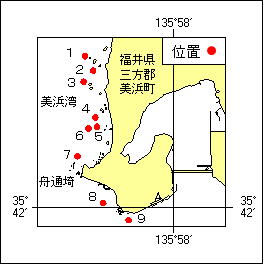 12号211項本州北西岸 美保湾東部 浅所存在