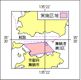 43号512項　小型船舶操縦訓練　舞鶴港、第３区