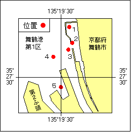 5号 46項 　浅所存在　 舞鶴港、第1区