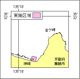 15号 168項 離岸堤補修工事 舞鶴港西方 神崎海岸付近