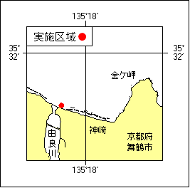 13号 240項 突堤築造工事 由良川河口付近
