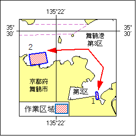 34号 542項 岸壁改修工事等 舞鶴港,第2区及び第3区