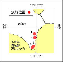 32号504項 浅所存在 隠岐諸島（島後）、西郷港