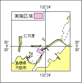 7年497項、本州北西岸、日御碕南西方仁万港、水路測量