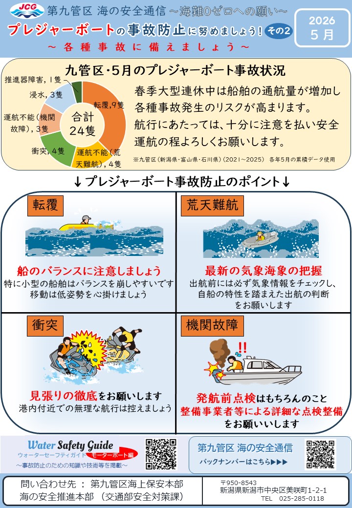 第九管区海の安全通信2026年5月号