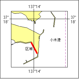 潜水作業実施位置