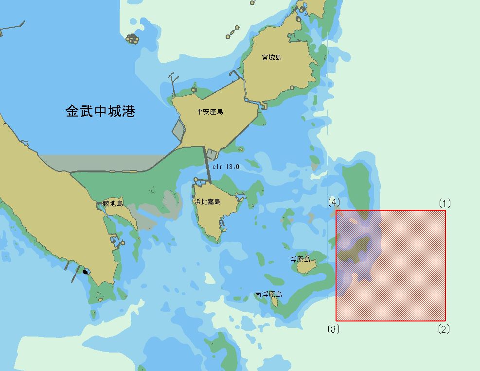 落下傘降下訓練（浮原島東方）