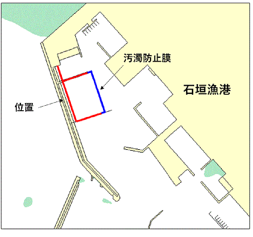 【石垣漁港】護岸等整備工事位置図